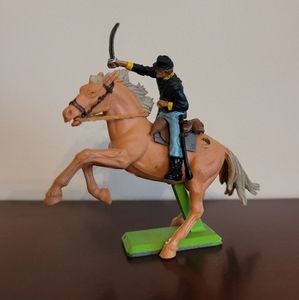 Deetail collectors vintage soldier on the horse